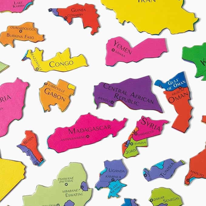 GeoPuzzle Africa & Middle East Jigsaw Puzzles, 65 Pc Puzzle for Kids - Image 5