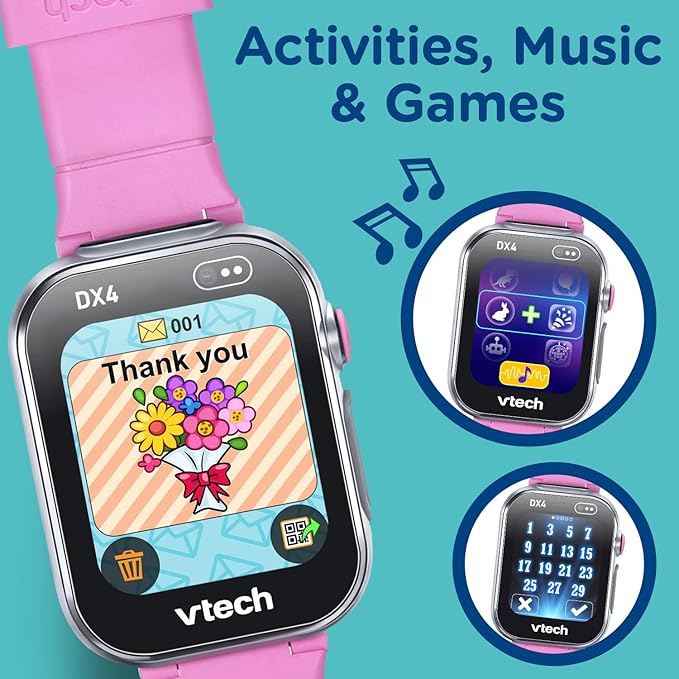 VTech KidiZoom Smartwatch DX4, Pink - Image 4