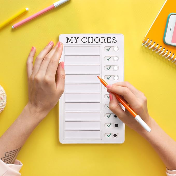 Chore Chart for Teens Replacement Cardboard Reusable Chore Chart - Image 2
