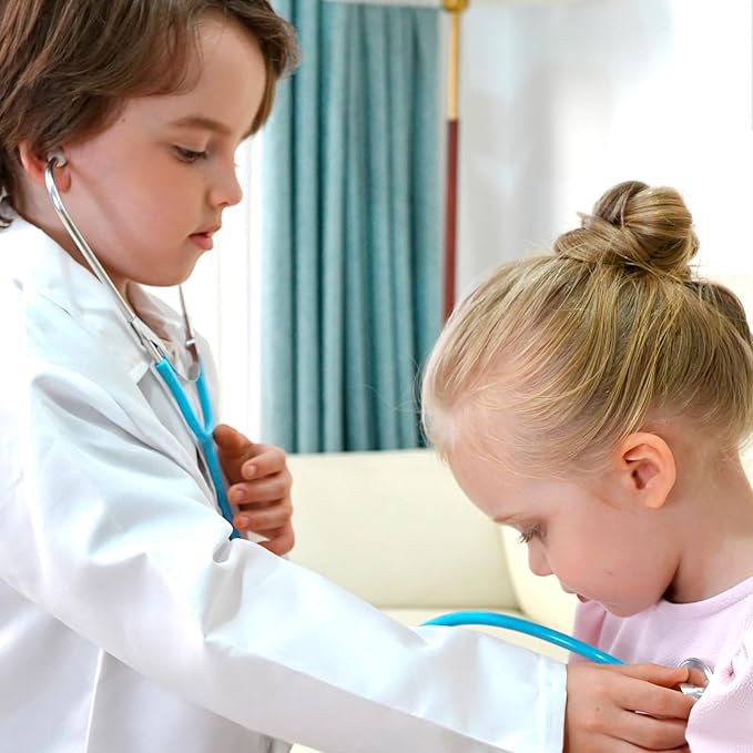 Phobby Kids Stethoscope Toy for 3 4 5 Years Old, 2 Pack - Image 7
