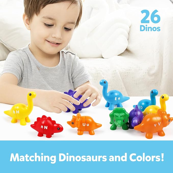 TSYAN Matching Letters Counting Dinosaur Toys - Image 2