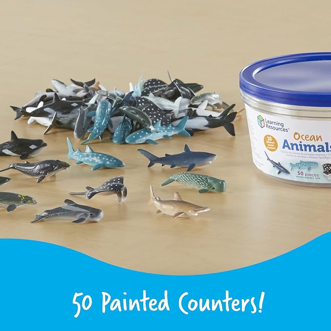 Learning Resources Ocean Animal Counters - Image 4