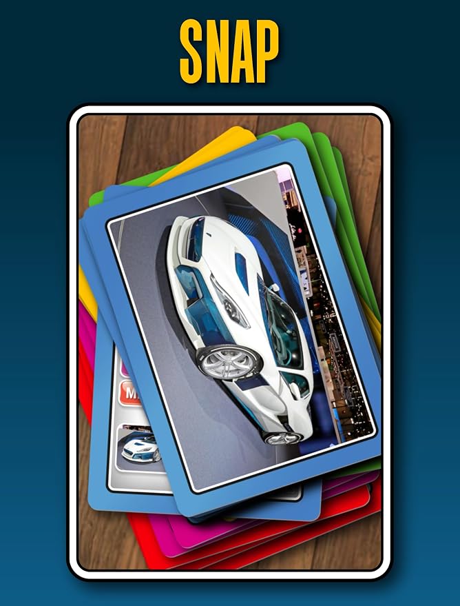 SMART CARDS Cars, Gift, Stocking Stuffer, Travel Game, 7 Games in 1, Pairs, Snap, Trumps, Rummy, Memory Quiz, Learn Facts, Age 5+, 1-8 Players - Image 6