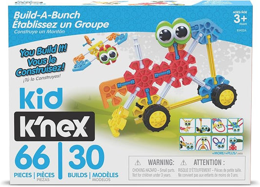 KID K'NEX - Build A Bunch Set ‚ 66 Pieces, Preschool STEM Building, Kid Construction Set, Creative Play‚ Ages 3+ by KNEX%7CConstructionToys