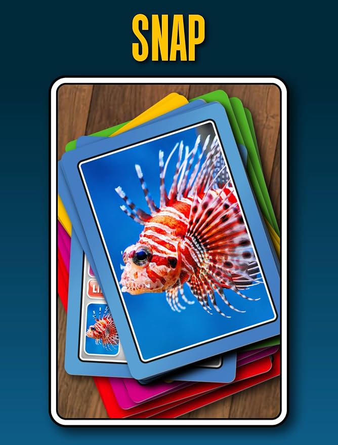SMART Cards Animals, Gift, Stocking Stuffer, Travel Card Game, 100 Cards of Animals, 7 Games in 1, Pairs, Snap, Trumps, Rummy, Quiz, Facinating Facts, Age 5+, 1-8 Players - Image 6
