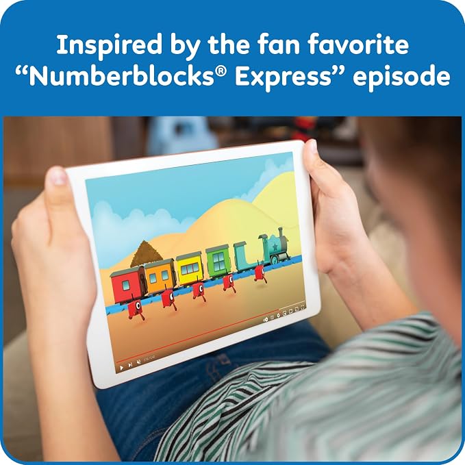 hand2mind Numberblocks Express Train MathLink Cubes Activity Set, Ages 3+ - Image 4