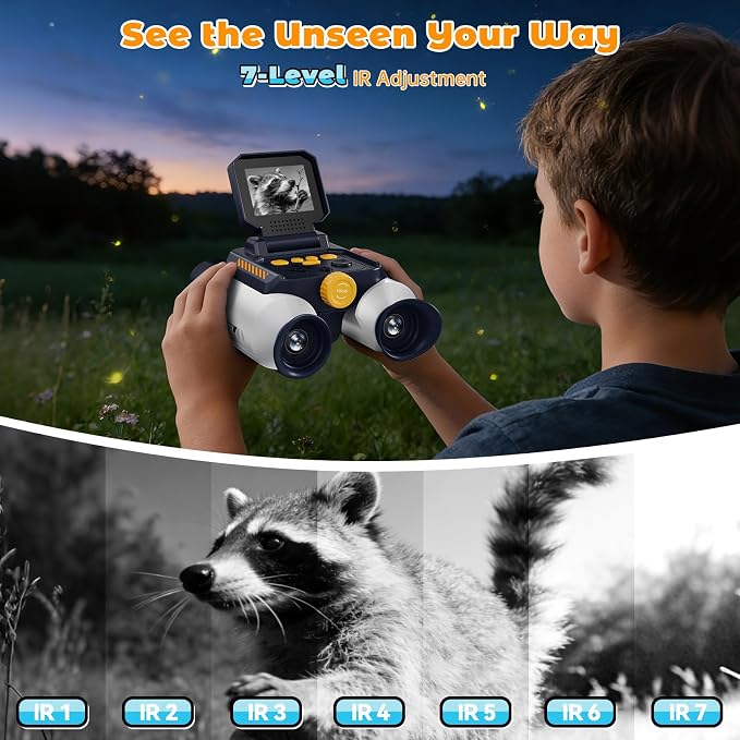 Binoculars for Kids with Night Vision - 48MP FHD Digital Camera Telescope - Image 4