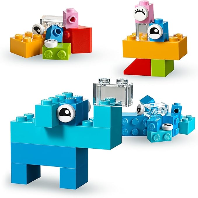 LEGO Classic Creative Suitcase 10713 - Includes Sorting Storage Organizer Case with Fun Colorful Building Bricks, Preschool Learning Toy for Kids, Boys and Girls Ages 4 Years Old and Up - Image 3