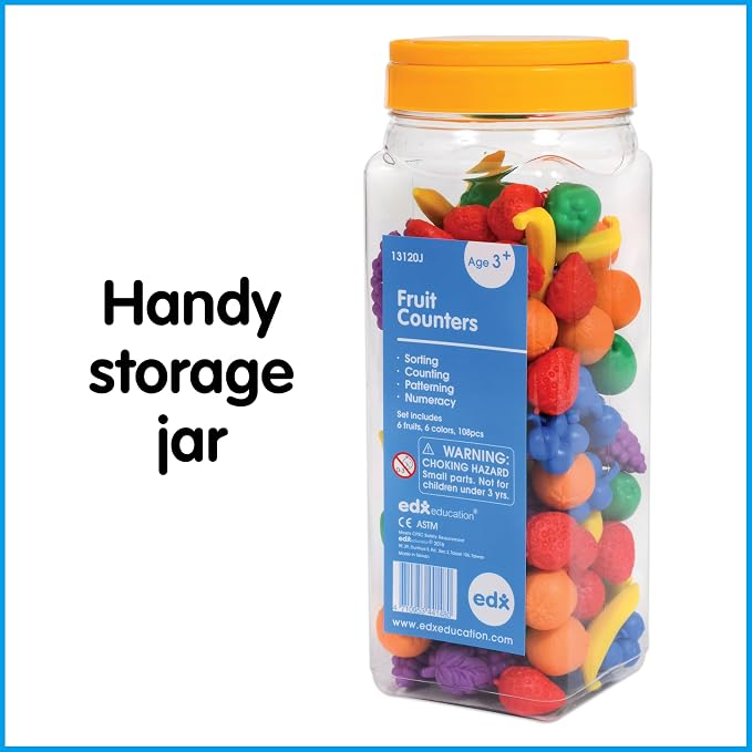 edxeducation Fruit Counters, Set of 108 - Image 6