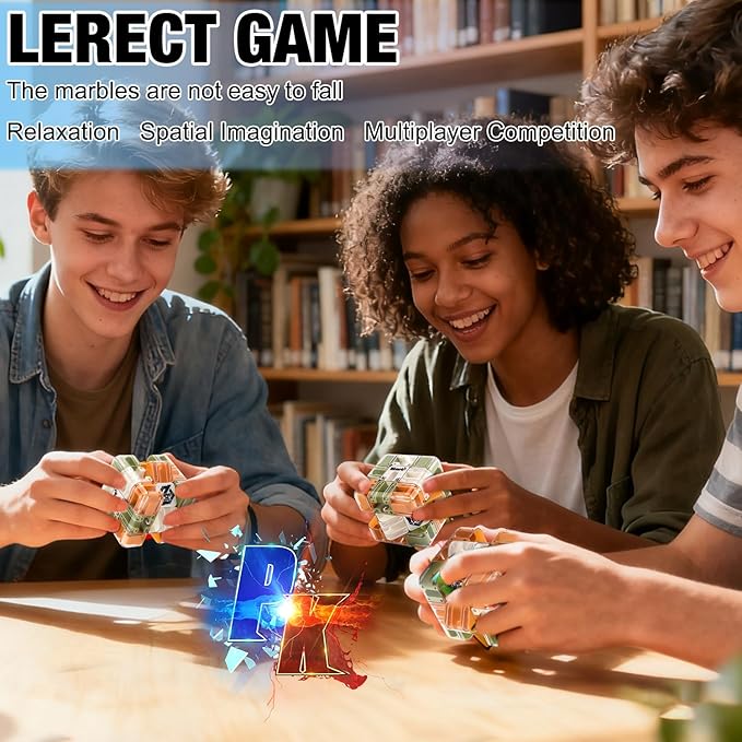 Large 3D Labyrinth Cube Puzzle - Engaging Brain Teaser Toy, 3D Maze Cube, Brain Training Puzzle, Improve Spatial Recognition and Cultivate Logical Thinking