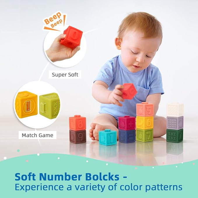 TOOKYLAND Montessori Toys for Babies 6-12 Months, 7 in 1 Learning Toy Set - Image 5