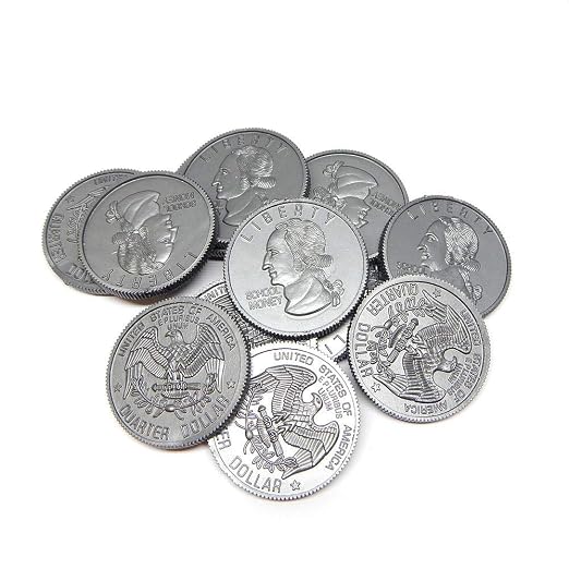 hand2mind Fake Money Coin Classroom Set, Detailed Fake Coins, Prop Money, Toy Money, Play Money for Kids, Realistic Money, Pretend Money for Kids Learning, Play Money Set, Plastic Coins (Set of 768) - Image 5