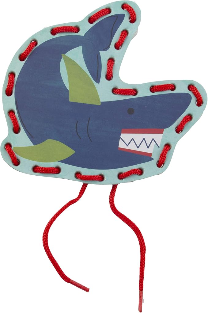 Stephen Joseph Lacing Cards, Shark - Image 2