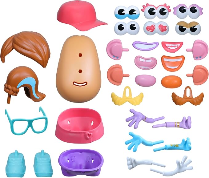Potato Head Express Yourspud Playset with 1 Potato Body and 32 Accessories, Creative Toddler and Preschool Toys for Boys and Girls 2 Years and Up (Amazon Exclusive) - Image 2
