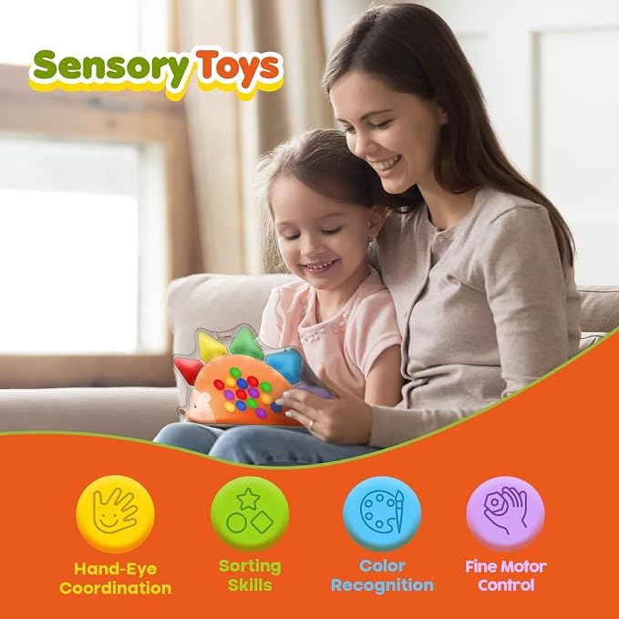 Color Sorting Sensory Toys for Kids Roadtrip Travel Essenstial for Toddler - Image 3