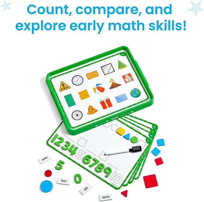 hand2mind Numbers and Shapes Activity Tray, Includes 10 Activities, Ages 3+ - Image 3