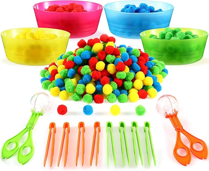 Honoson 138 Pcs Fine Motor Skills Toys for Early Sensory Education by Honoson