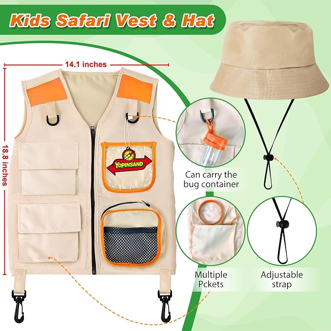 YOPINSAND Kids Explorer Kit & Bug Catcher Kit, Kids Outdoor Exploration Set - Image 2