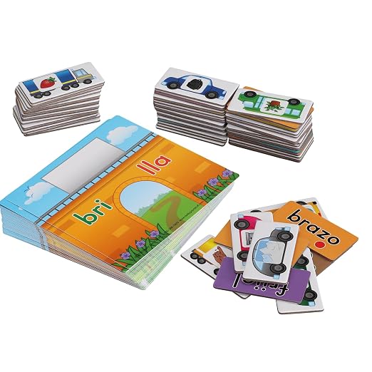 Really Good StuffSpanish Syllable Blends Bridge Game - 1 Set by ReallyGoodStuff