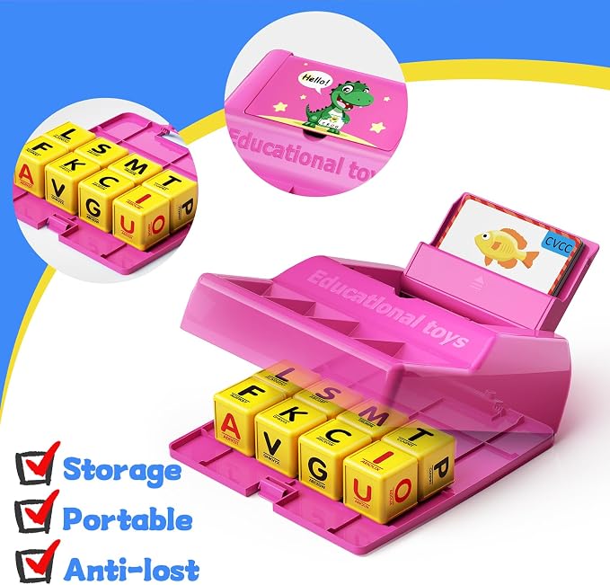 Montessori Matching Letter Game Toys for 3 4 5 Year Old Boy Girl Gifts Kids - Image 5