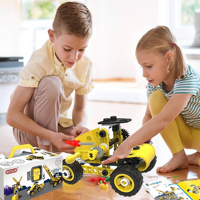 choopheme 10 in 1 Stem Toys for 5 6 7 8 9+ Year Old Building Block Kit Stem Activities Projects Boy Toys Age 4-8 5-7 6-8 8-10 Creative Set Educational Engineering Excavator Construction Birthday - Image 5