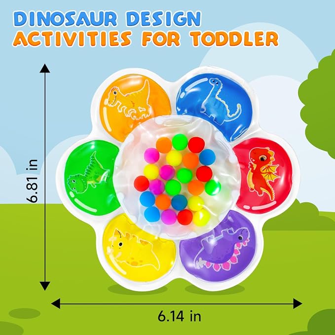 Christmas Color Sorting Sensory Toy for Toddlers 3-5 Years - Image 4