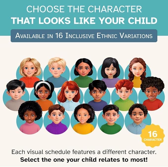 KIARES Potty Training Chart for Toddlers, Visual Bathroom Routine Poster for Kids, Helps Children Gain Independence & Confidence, Toilet Training (South Asian Girl) - Image 2
