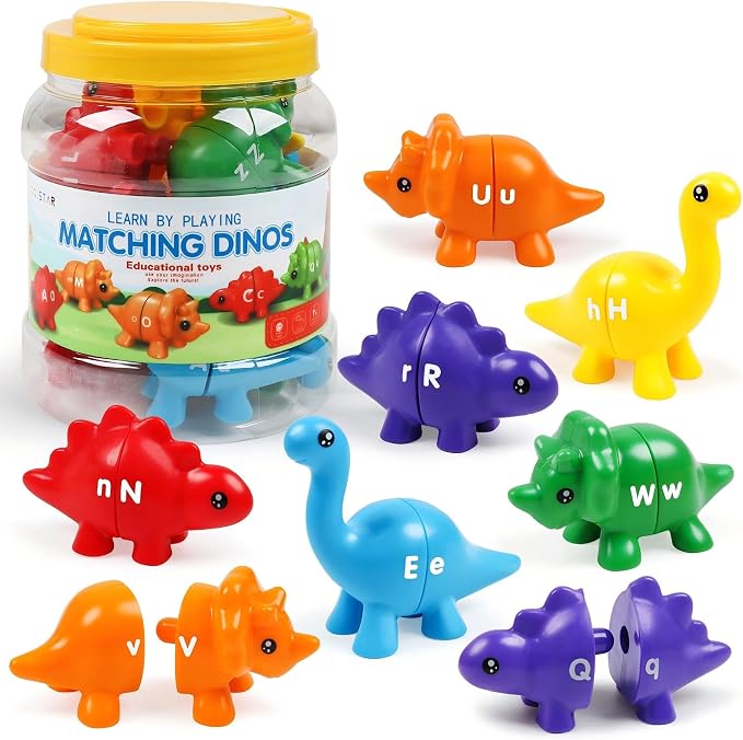 TSYAN Matching Letters Counting Dinosaur Toys by TSYAN