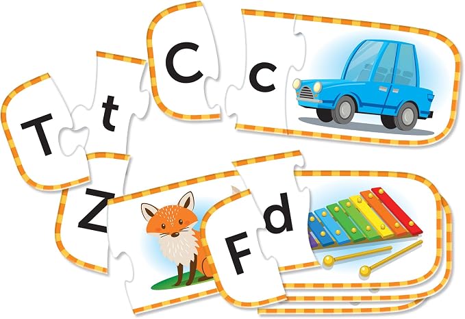 Learning Resources Alphabet Puzzle Cards, Kindergarten Readniness, Self Correcting Puzzles, Ages 4+ - Image 4