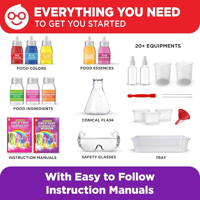 Doctor Jupiter Girls' First Science Experiments Kit for Kids Ages 4+ - Image 6