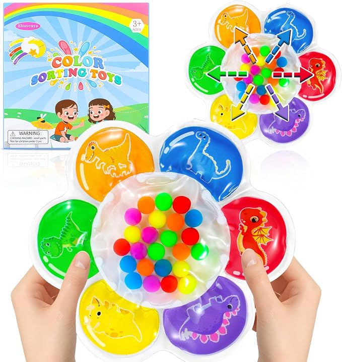 Christmas Color Sorting Sensory Toy for Toddlers 3-5 Years by Unknown