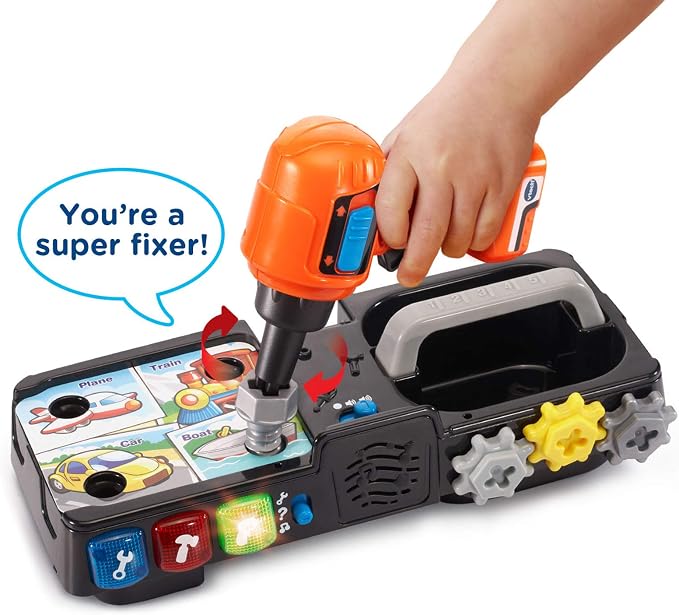 VTech Drill and Learn Toolbox , Orange - Image 5