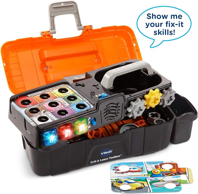 VTech Drill and Learn Toolbox , Orange - Image 2