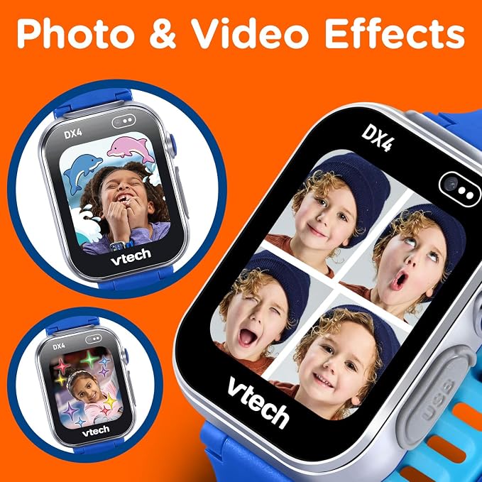 VTech KidiZoom Smartwatch DX4, Blue - Image 2