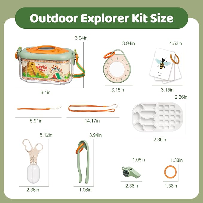 Bug Catcher Kit for Kids,STEM Outdoor Exploration Set（Ages 3+） - Image 7