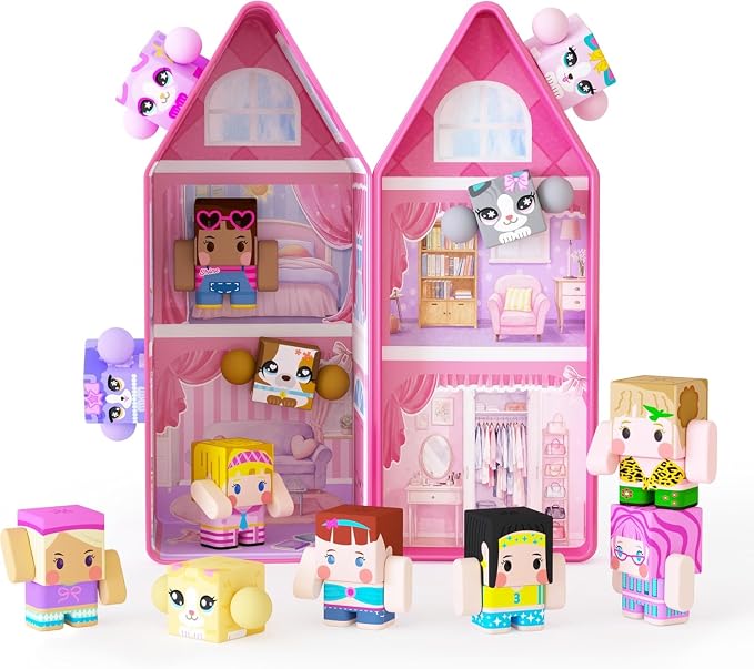 GobiDex Magnetic Travel Toys Figures Set with a Portable Tin for Girls 3+ by GobiDex