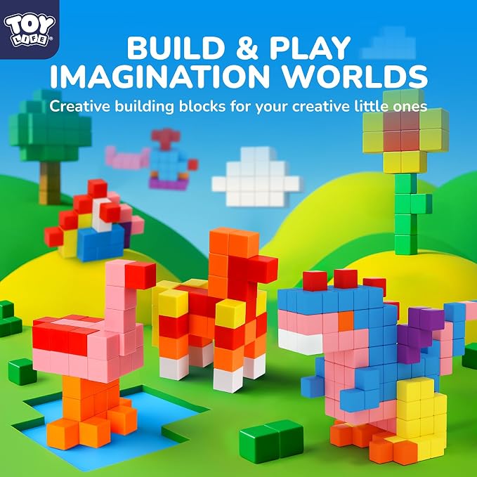 TOY Life Primary Magnetic Blocks, 80-Piece STEM Set, Ages 3-8 - Image 2