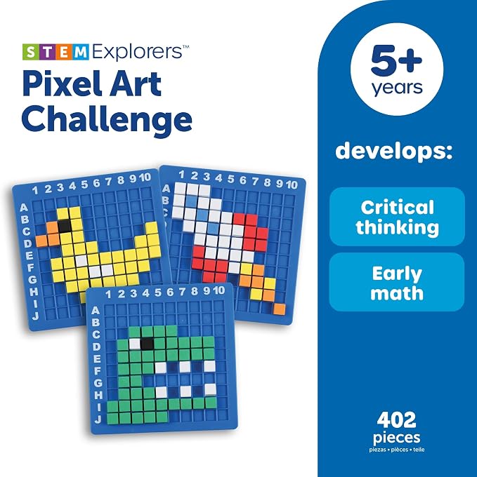 Learning Resources STEM Explorers Pixel Art Challenge - Image 6