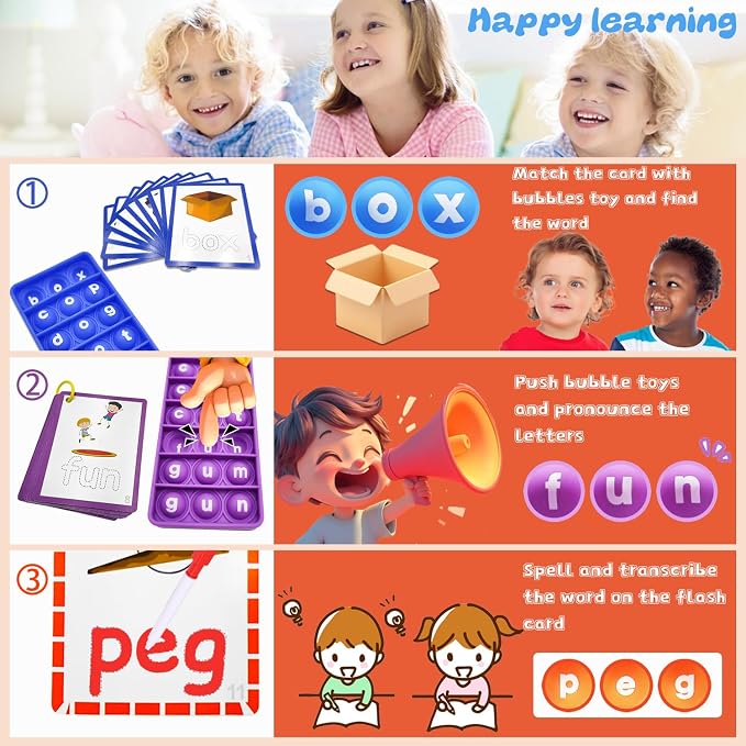 CVC Word Games, Sensory Toy to Learn and Spell - Image 5