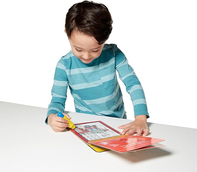Melissa & Doug On The Go Water Wow! Mess Free Coloring Book, Reusable Water-Reveal Activity Pad, Vehicles, Travel Toys, Party Favors, for Toddlers & Kids Ages 3+ - FSC Certified - Image 3