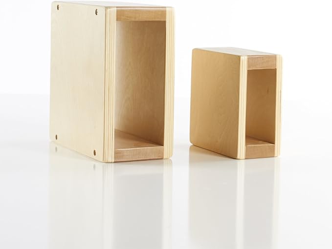 Guidecraft Jr. Hollow Blocks - Set of 16: S.T.E.M Learning & Educational Game for Children; Wooden Building Toy - Image 4