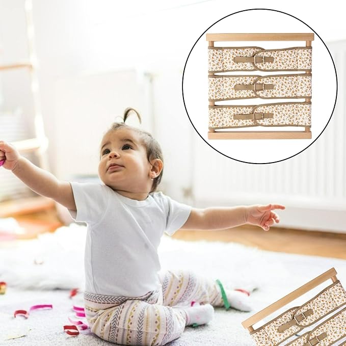 Montessori Toys Kids Toddlers Preschool Practical Development Life Skill, Belt Buckle - Image 7