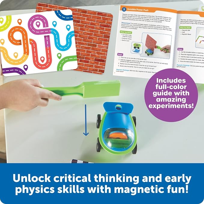 Learning Resources STEM Explorers Magnetworks, Magnetic Science Set, Physics Experiment Toys for Kids, Kindergarten and Preschool Classroom, Force and Motion Kit for Boys and Girls, Ages 5 and Up - Image 2