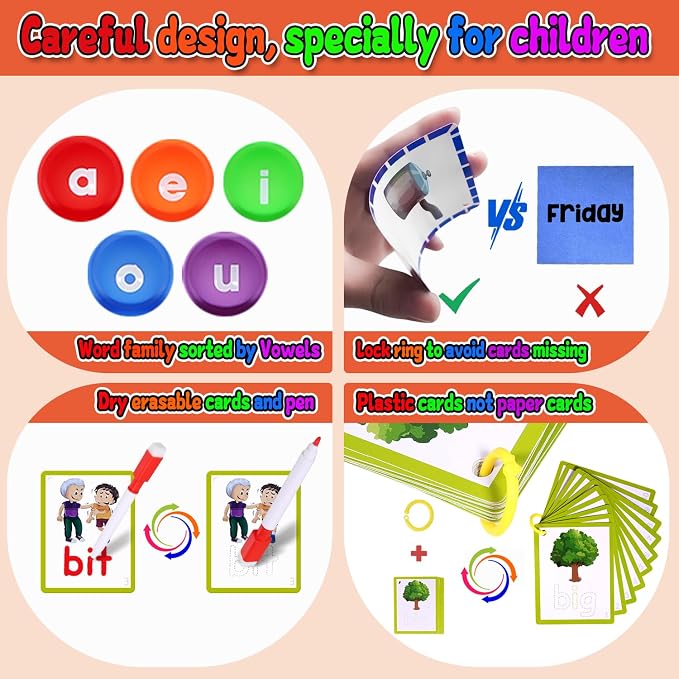 CVC Word Games, Sensory Toy to Learn and Spell - Image 7