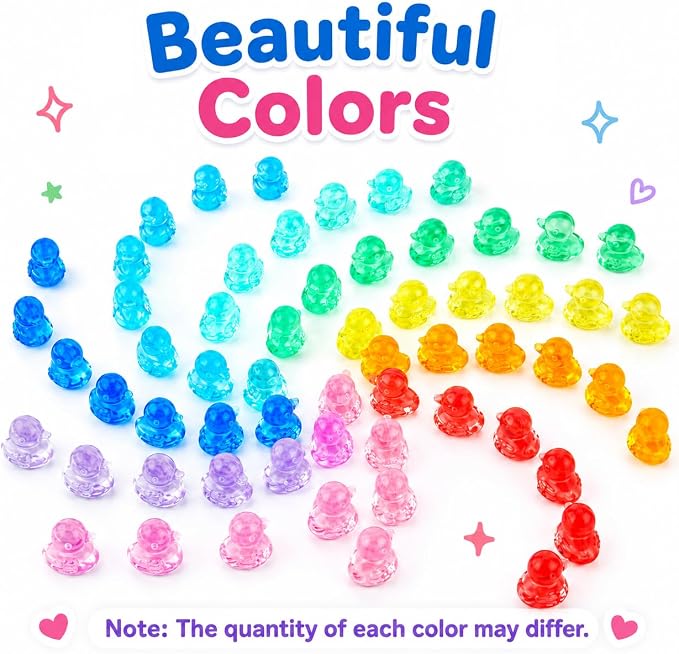 Niceup 690pcs Mini Acrylic Duck Counters for Preschool Math Manipulatives - Image 5