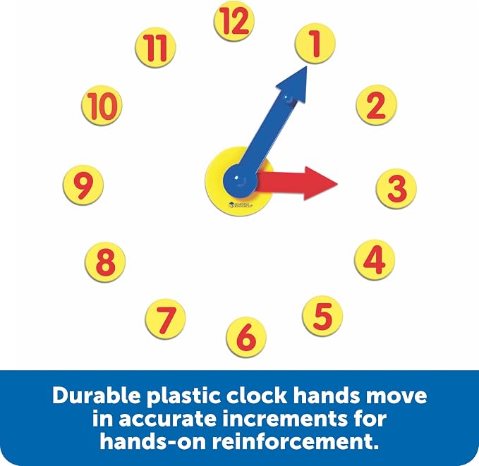 Learning Resources Magnetic Time Activity Set - Image 3