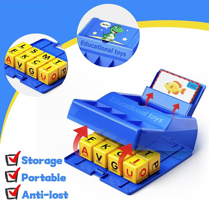 Montessori Matching Letter Game Toys for 3 4 5 Year Old Boy Girl Gifts Kids - Image 5