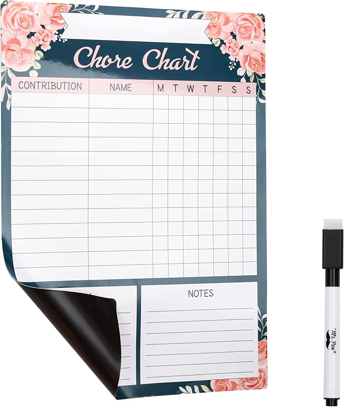 Mr. Pen- Magnetic Dry Erase Chore Chart, 17" x 12" by MrPen