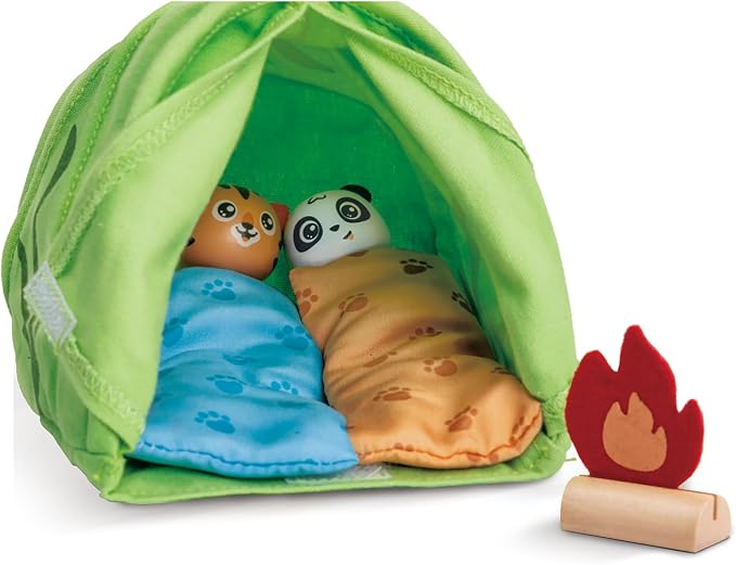Hape Eco-Camping Playset, Green Planet Explorers | Pretend Outdoor Toys for Kids, for Children Ages 3+ Years - Image 2