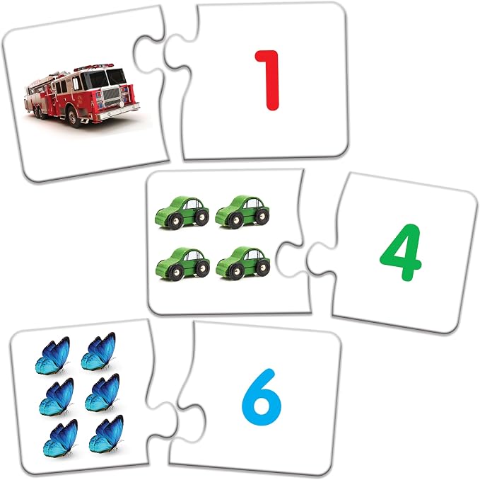 The Learning Journey: Match It! - Counting - 30 Piece Self-Correcting Number & Learn to Count Puzzle - Preschool Learning Toys - Award Winning Toys - Image 3